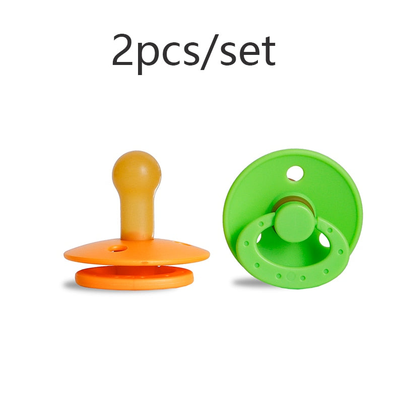 2 Pcs/Set Latex Pacifier