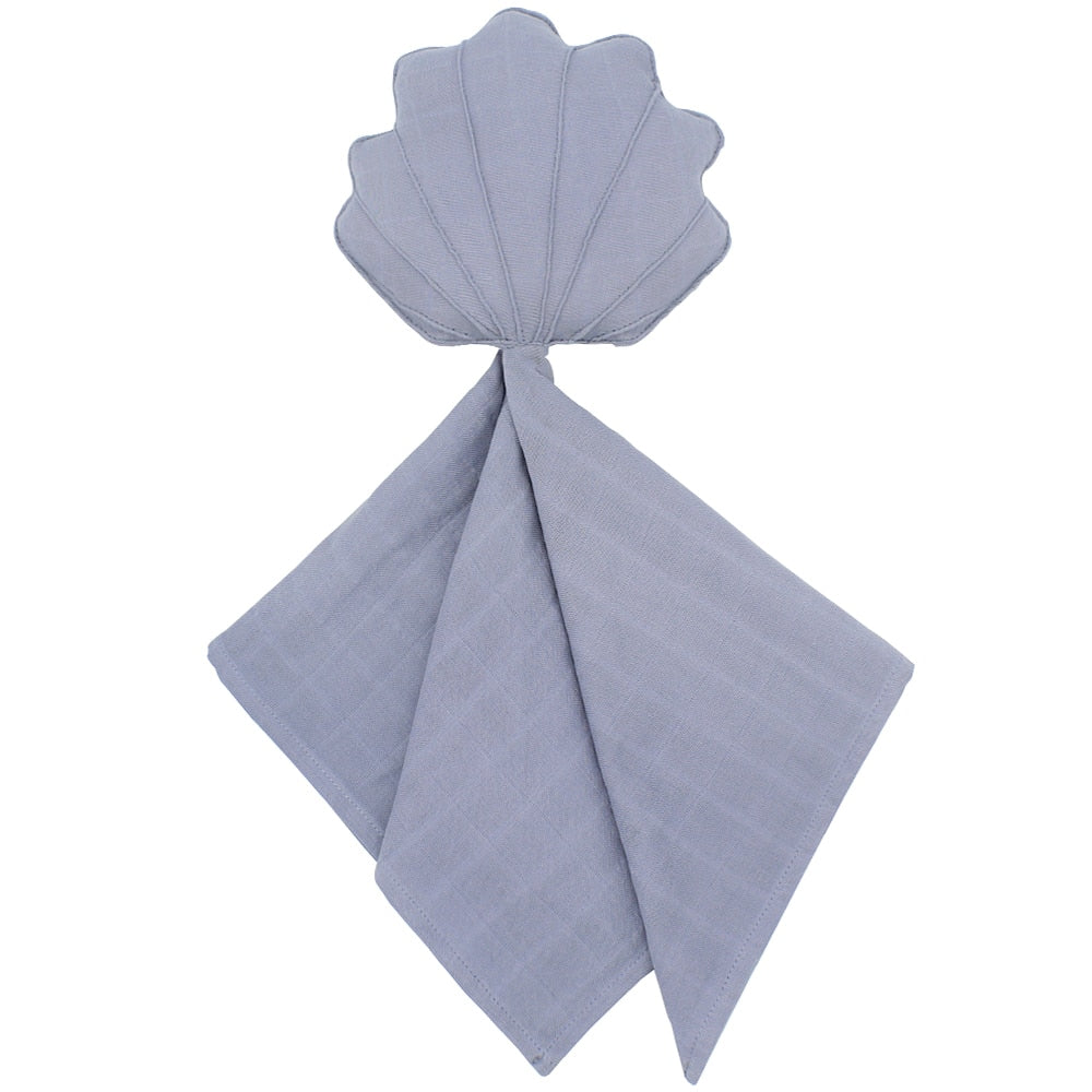 100% Organic Cotton Muslin Security Blanket Face Squares