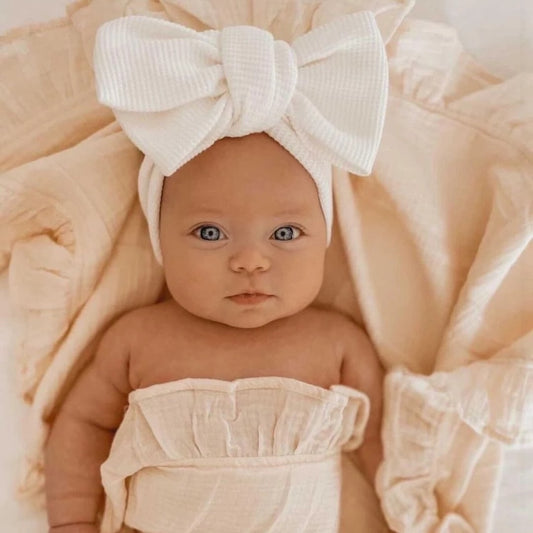 Baby Girl Bow Oversized Headband